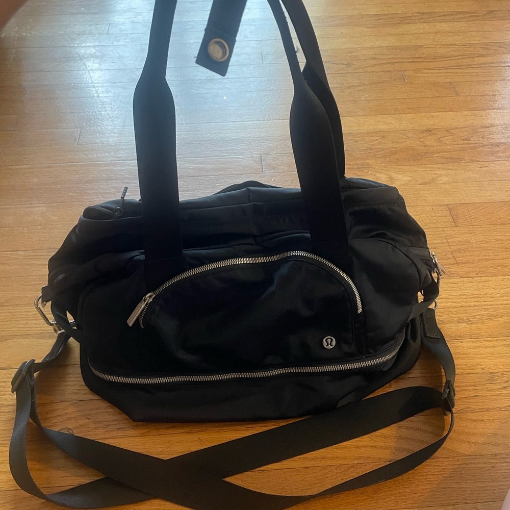 lululemon athletica Black Duffel Bag